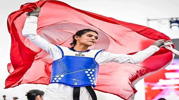 وفاء المسغوني تفوز بذهبية بطولة العالم في التايكوندو